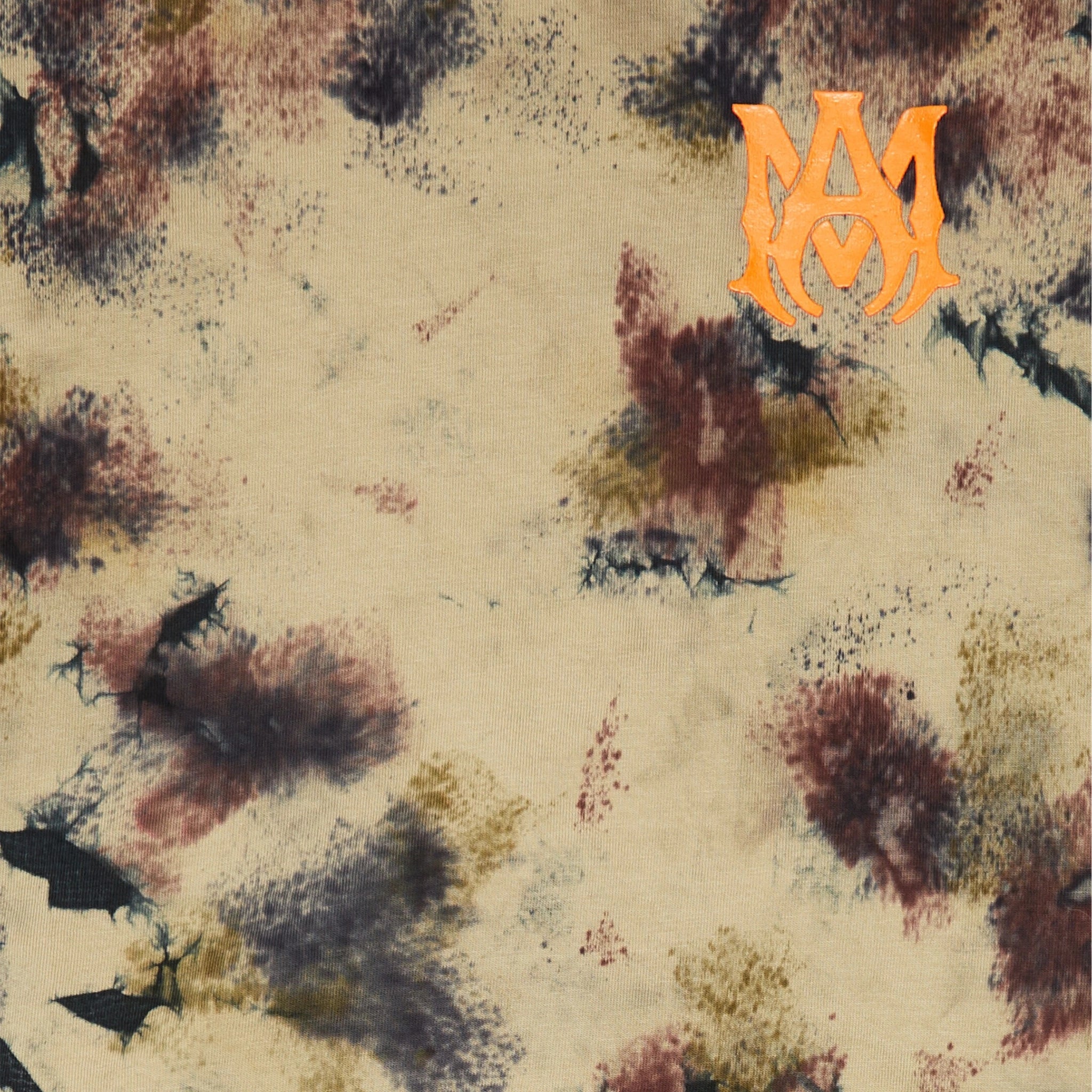 Chest logo view of Amiri Kids Bones Tie Dye T Shirt PF22KJL042-900